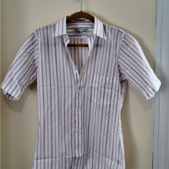 Van Heusen Other - Van Heusen Editions Men’s Half-Sleeve Striped Shirt – Size 14 1/2